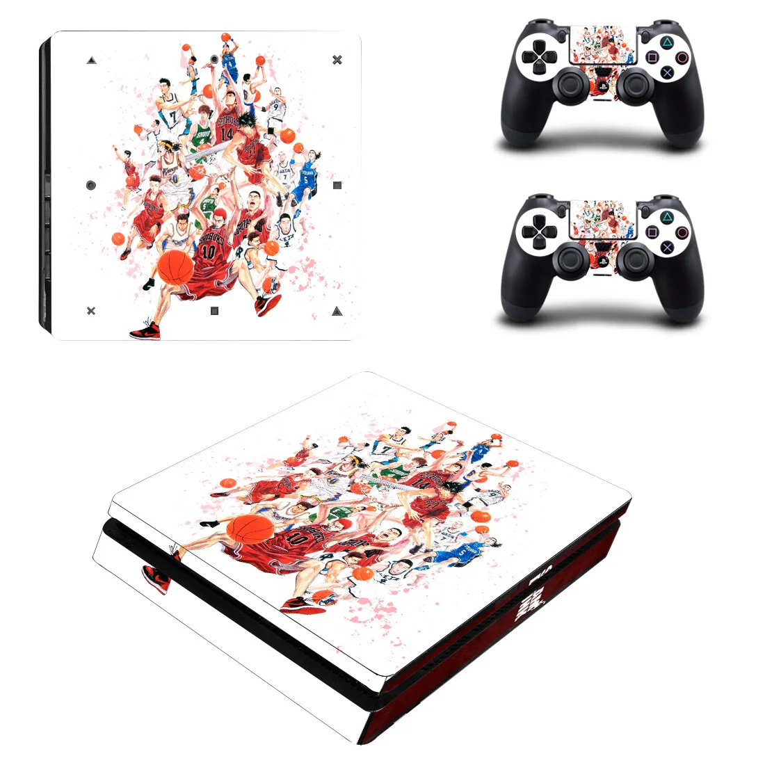 

SLAM DUNK PS4 Slim Skin Sticker For Sony PlayStation 4 Console and Controllers PS4 Slim Skins Sticker Decal Vinyl