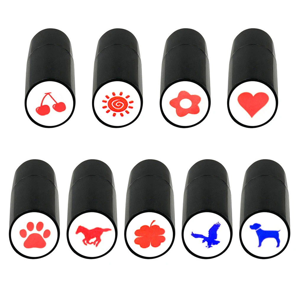 Golf Ball Stamper Stamp Marker Ink Impression Seal Various Patterns Colorfast Quick Drying Aids Accessorie For Golfer Gift | Спорт и