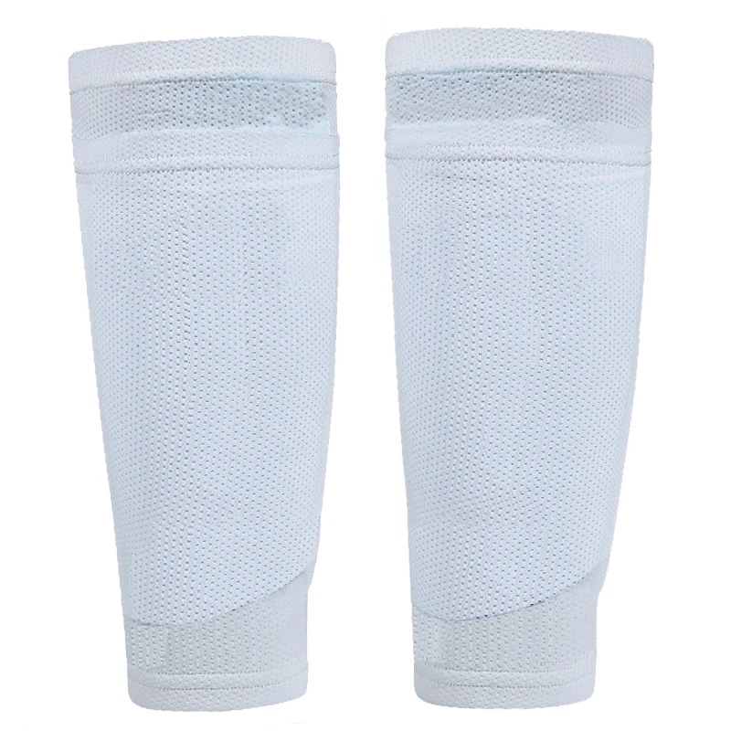 Only Socks White Стоящий 1 пара Футбол футбольный защитный щиток голени подростков носки колодки профессиональные щиты леггинсы Shinguards рукава защитное снаряжение - Цвет: Only Socks White