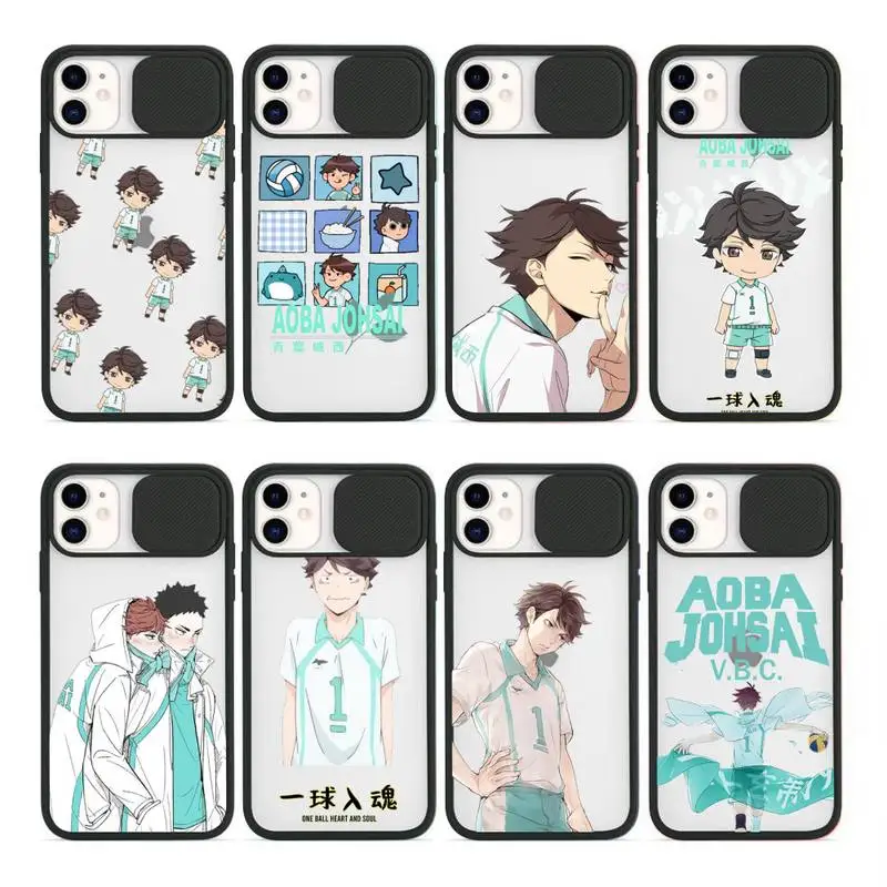 Haikyuu Oikawa anime Phone Case Transparent for iPhone 7 8 11 12 se 2020 mini pro X XS XR MAX Plus