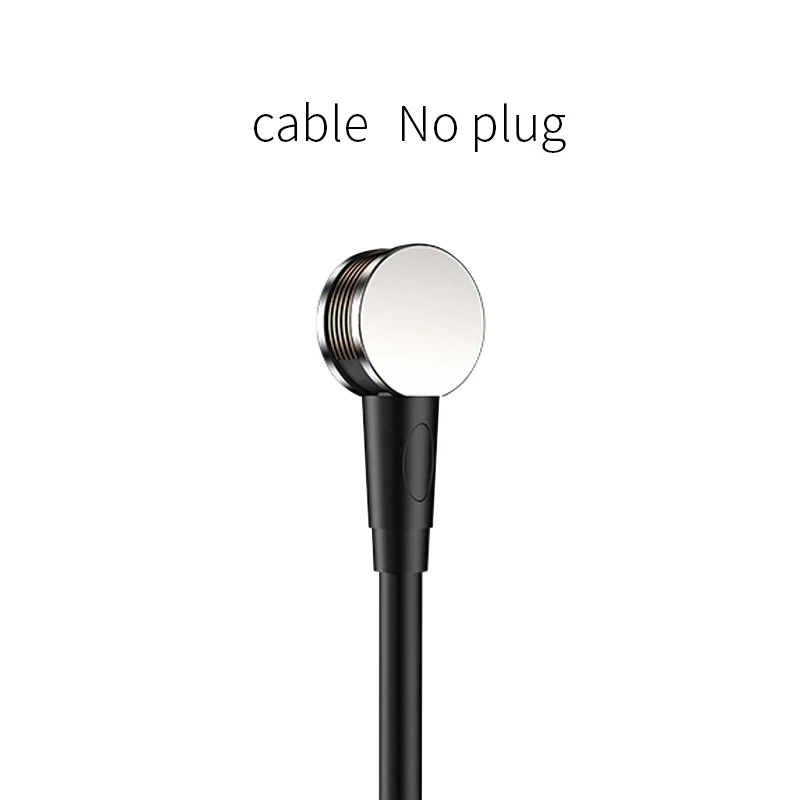 1m cable No plug OUSU вращающийся 3A Быстрая зарядка 3,0 Micro usb type C Магнитный кабель системы освещения кабель USB C для iphone кабель зарядное устройство - Цвет: 1m cable No plug