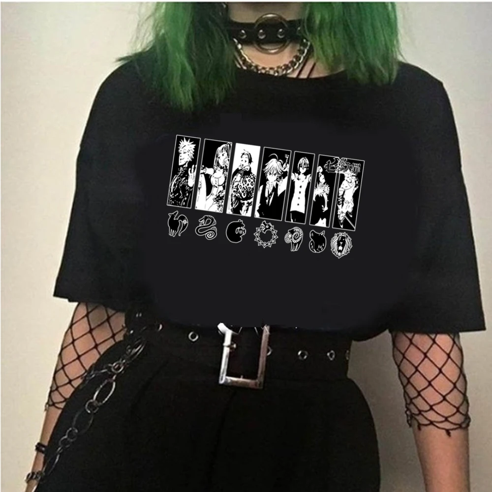 

Сапоги В Стиле персонажа Дианы из игры «The Seven Deadly грехов футболки с графическими принтами для мужчин Harajuku футболки со смешным для костюмиро...