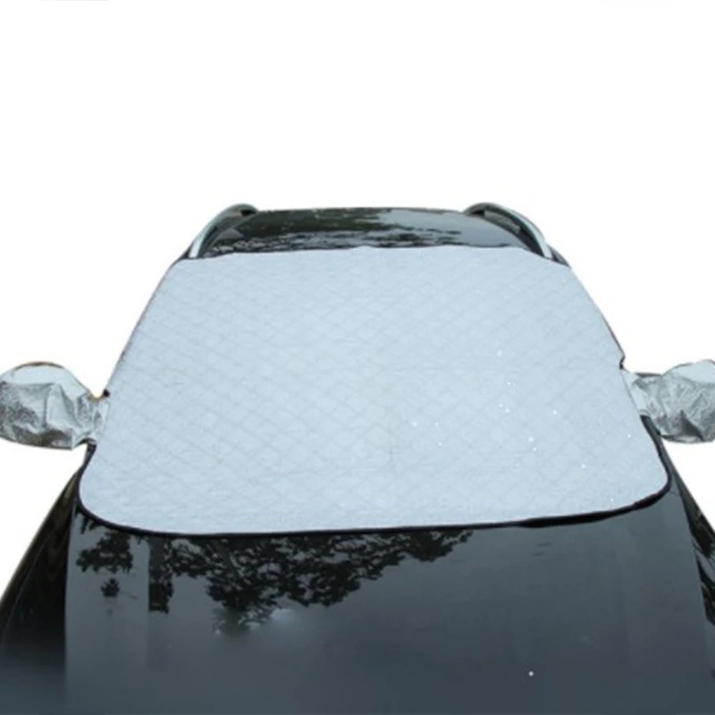 

Универсальный автомобильный снежного покрова для лобового стекла пыли защитная накладка на открытом воздухе Водонепроницаемый зимней защ...