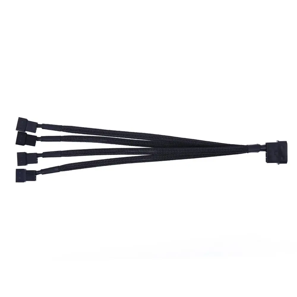 4-контактный разъем Molex Male-2x 3-контактный/4-контактный PWM удлинитель вентилятора