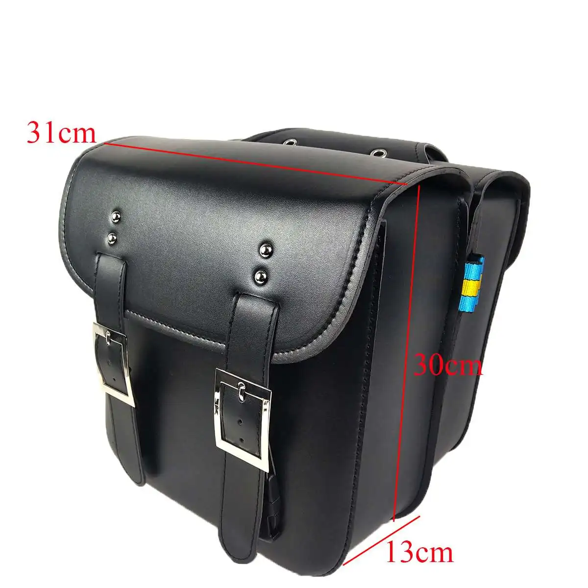 

1Pair Motorcycle Scooter Saddlebags PU Leather Side Tool Luggage Storage Bags Waterproof Saddle Pouch For Honda/Yamaha/Suzuki
