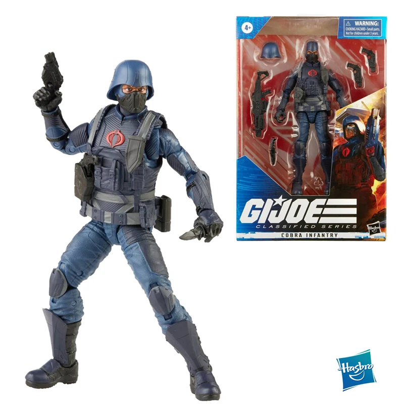 Hasbro 1/12G.I. Джо со змеиным рисунком солдата ПВХ 6 дюймовый Кобра пехоты фигурку
