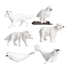 Игрушка-животное, модель животного с северным полюсом для детей 3 лет и старше (6 шт.)