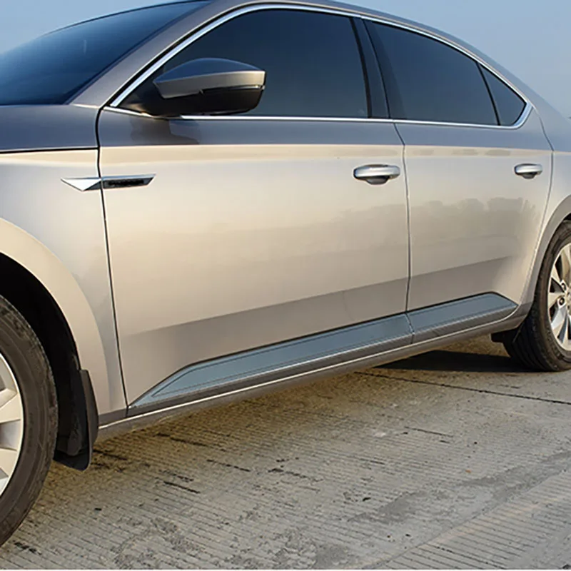 4 шт. для SKODA superb- Декоративная полоса для кузова, украшение для двери антиколлизия