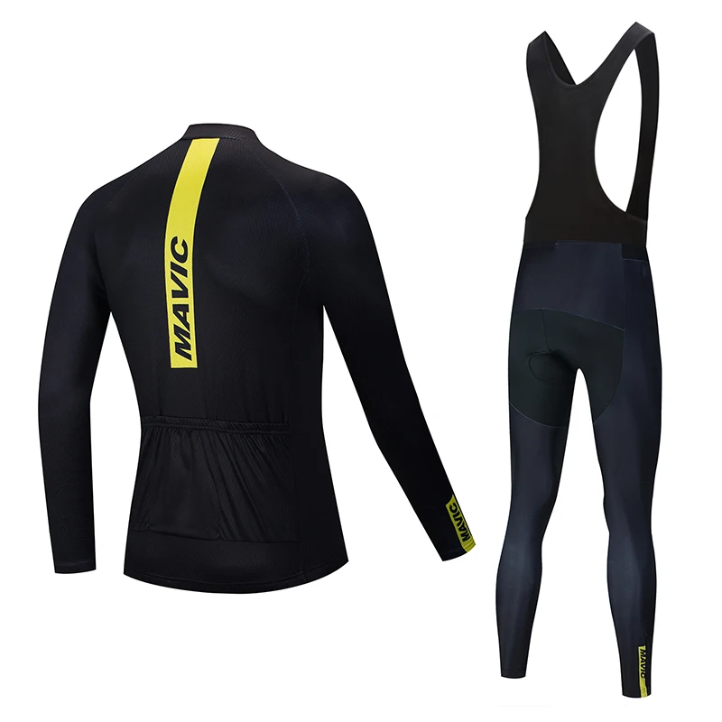 2020 Mavic Pro team Winter Long Sleeve Cycling Jersey Set MTB Bike Clothing Uniform Thermal Fleece Bicycle Maillot Ropa Ciclismo | Спорт и