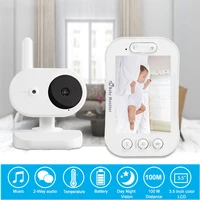 home surveillance baby monitor 3 5 inch lcd wireless monitor color video nanny camera twoway audio intercom portable baby sitter