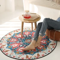 morocco boho round rug bedside circle non slip mat rugs and carpets for home living room persian area rug nordic bedroom carpet