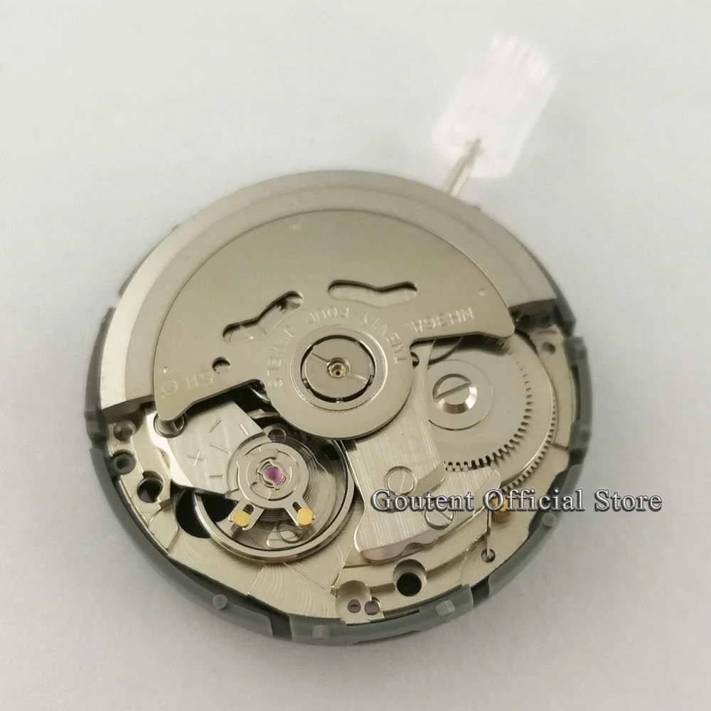 

Black 24 Jewels NH36 NH36A Accuracy Automatic 3 o'clock/3.8 o'clock Crown Watch Movement Date Day Wheel Wristwatch Replacement