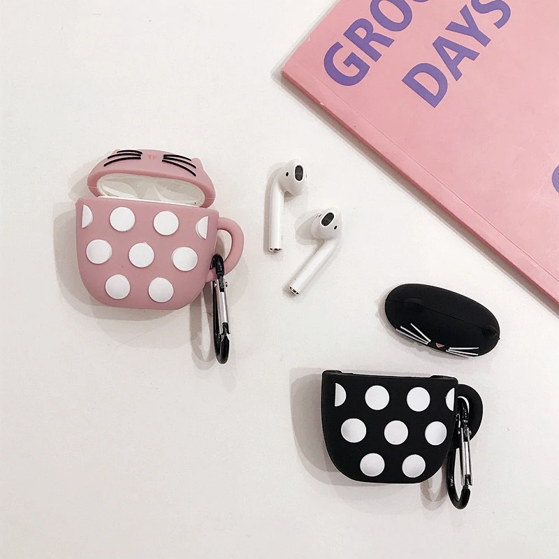 Чехол для Apple AirPods жемчужный молочный пузырьковый чайный стакан бутылка напитков