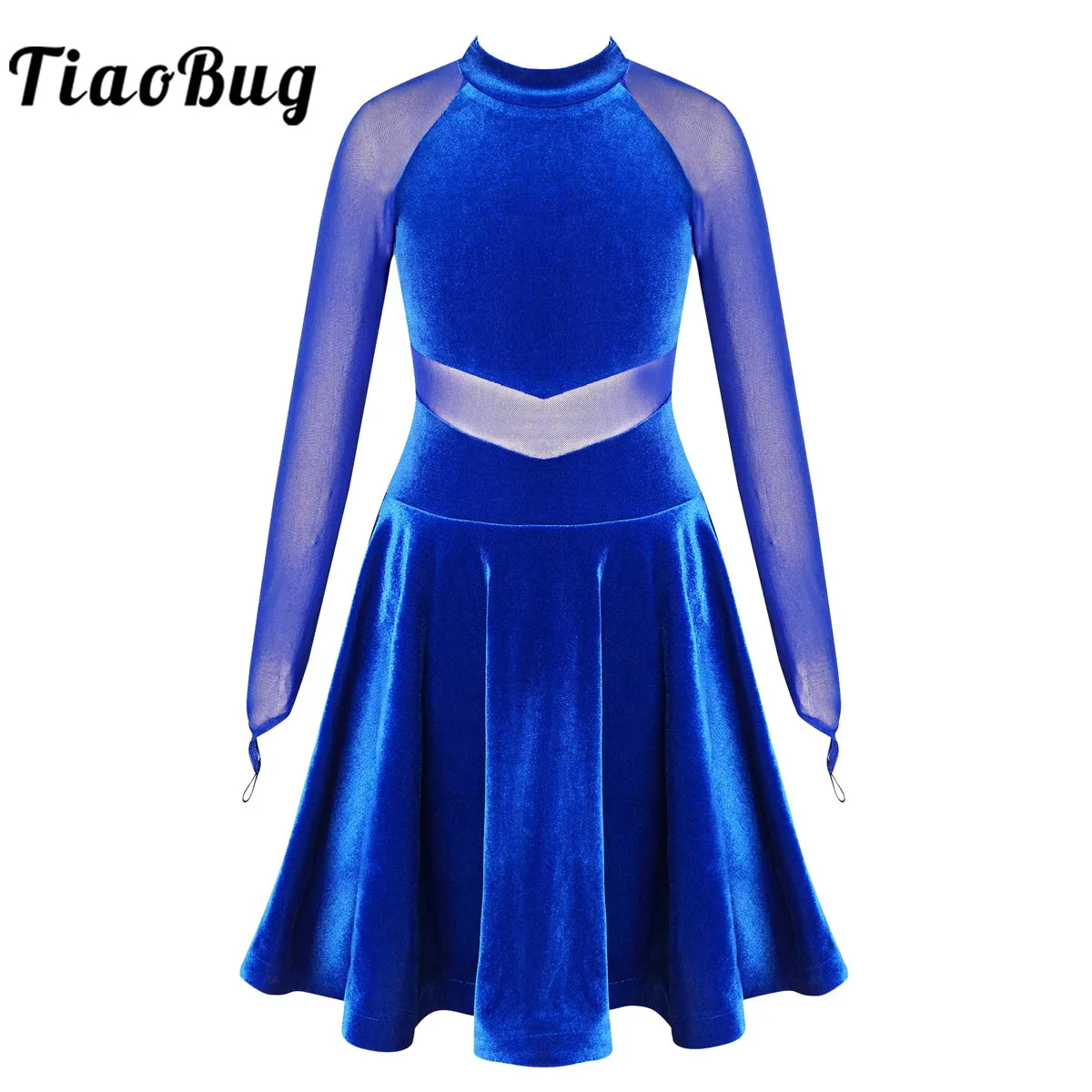 Детское платье для латиноамериканских танцев с длинным рукавом | Тематическая