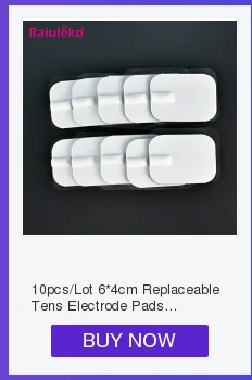 Raiuleko 10 шт./5*5 см электроды колодки для цифровой TENS Меридиан терапия массажные пластыри машина электронный массажер для физиотерапии