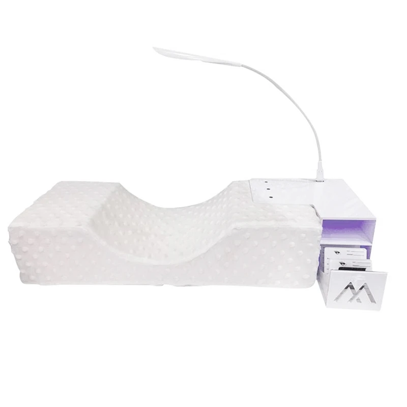 

Eyelash Extension Pillow Shelf Cosmetics Tools Support Neck for Family Salon Eyelash Extension Shelf