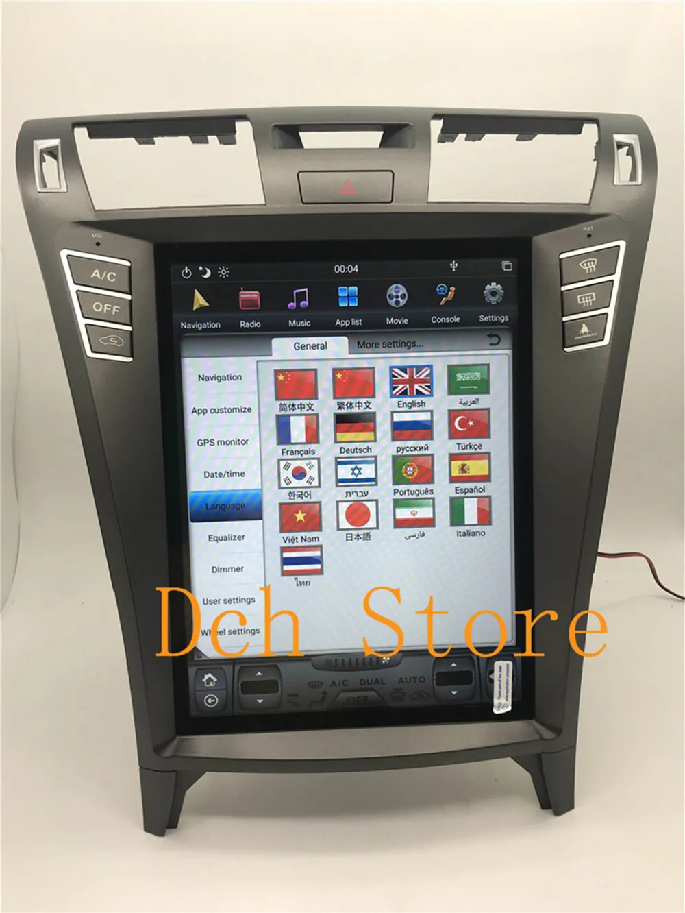 Вертикальный tesla стиль Android 8,1 автомобильный DVD gps навигация для lexus LS LS460 LS600 2006-2012 carplay 4 Гб ram 32 ГБ rom HDMI AHD радио