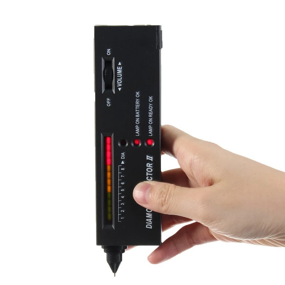 

Compact Diamond Tester Pen Professional High Accuracy LED Indicator Diamond Tester Jewelry Test Tool
