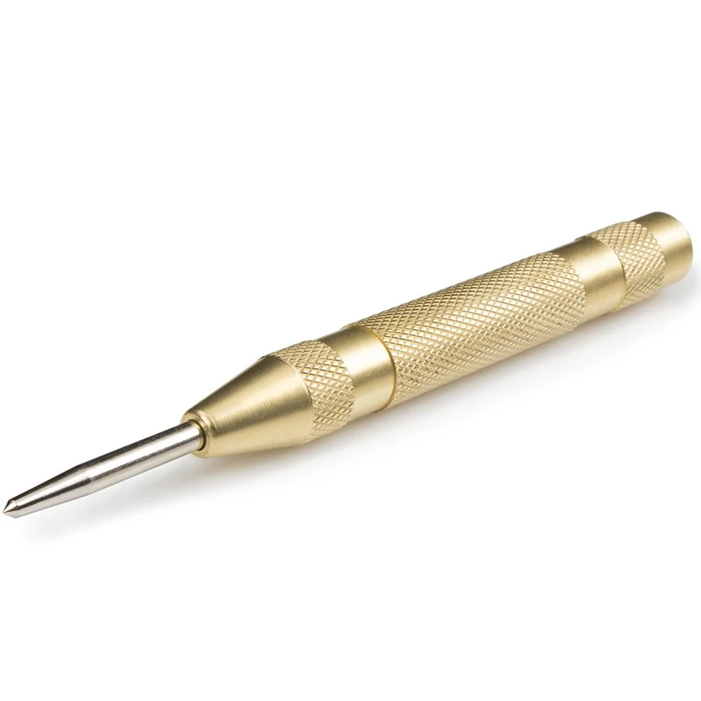 

2pcs Automatic Spring-Type Center Punch Locator Positioner Woodwork Tool Hand Tools 2*Center Punch Positioner Punches