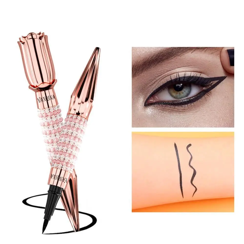 

women bling quick drying waterproof scepter liquid eyeliner pen makeup tool