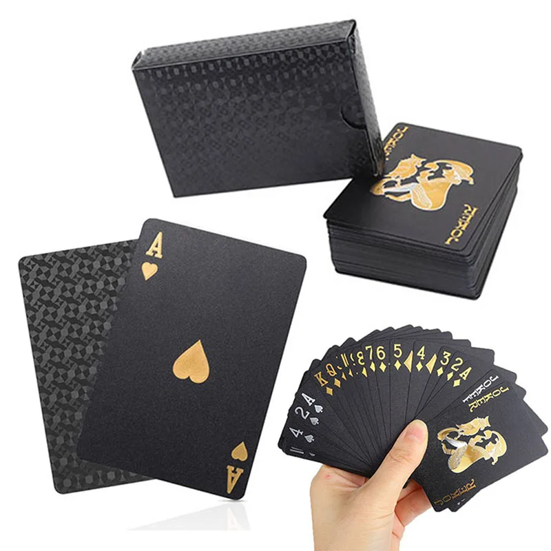 

Plastic Poker Cards Waterproof PVC Waterproof Playing Cards for Table Games
