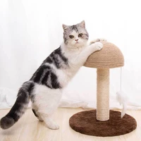 new pet products sisal rope shaft a wood frame for toys cat scrapers with tiers ladder frame for toy mushroom fitness kitty post