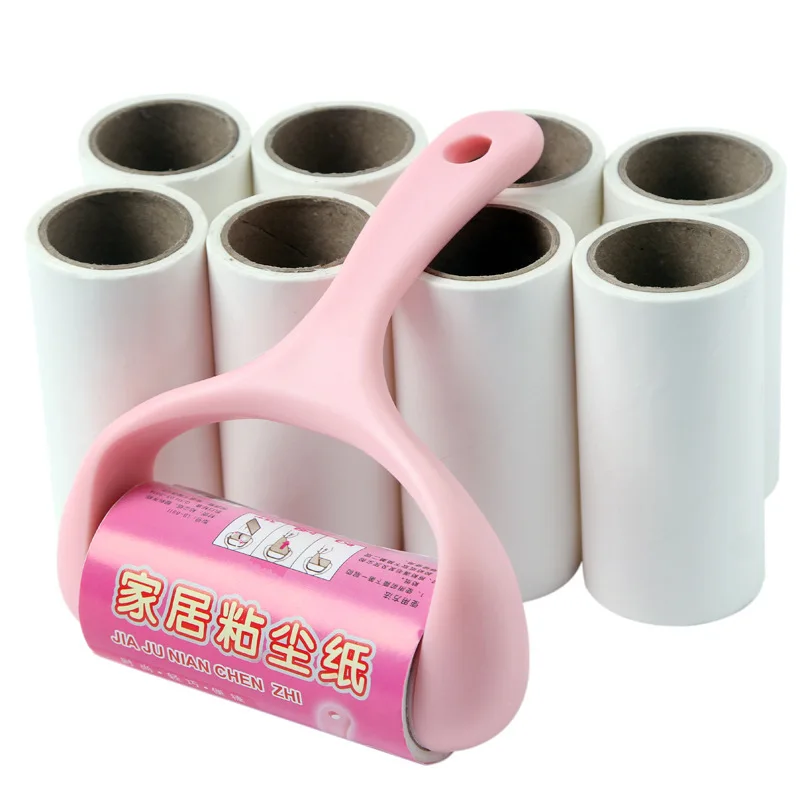 

10cm 1pc dust sticky paper roller oblique viscidula tear type except clothes stained dust brush laundry hair removal fur removal