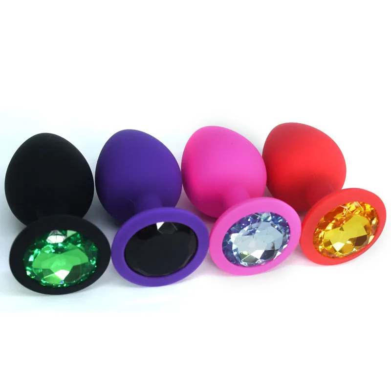 Adult Game Silicone Anal Plug Jewelry Dildo Sex Toys Prostate Massager Bullet Vibrador Butt For Woman Men Gay No Vibrator |
