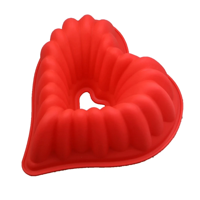 

1pc Heart Shape Silicone Cake Mold Freeze Bake Pastry Molds Mousse Baking Pan Mold Non-stick Cake Mold Valentine's Day