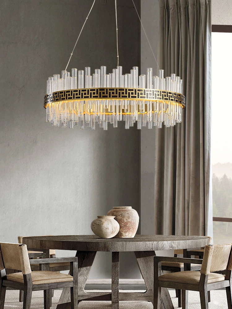 

Люстра из меди, Роскошная лампа в китайском стиле для гостиной, столовой, спальни, кабинета