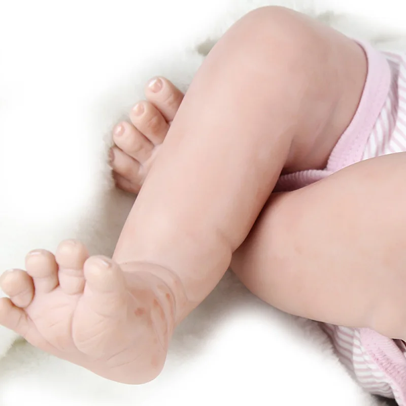Реалистичная детская Спящая кукла 55 см куклы для новорожденных девочек