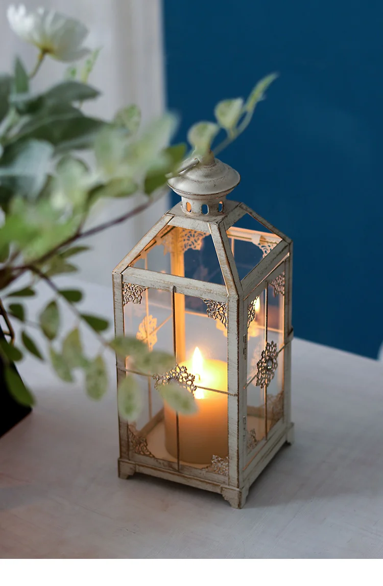 

Metal Hanging Candle Holders Creative Vintage Wedding Windproof Dinning Table Candle Holders Nordic Bougeoir Home Decor DG50CH