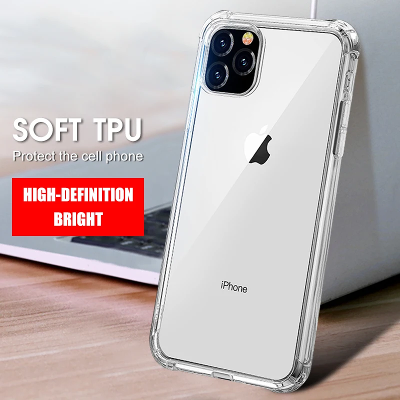 Мягкий силиконовый чехол VEVICE для iPhone 7 6 8 6S Plus XS Max 11 pro x противоударные прозрачные