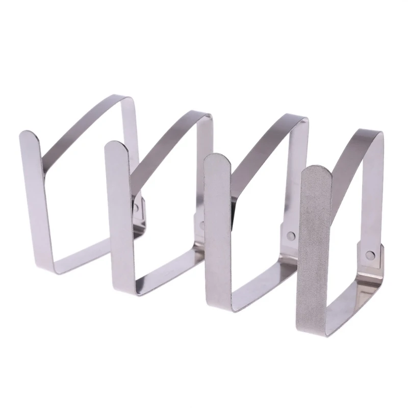 

4pcs Stainless Steel Table Cloth Cover Clip Clamp Holder Supply For Picnic Party H9EC