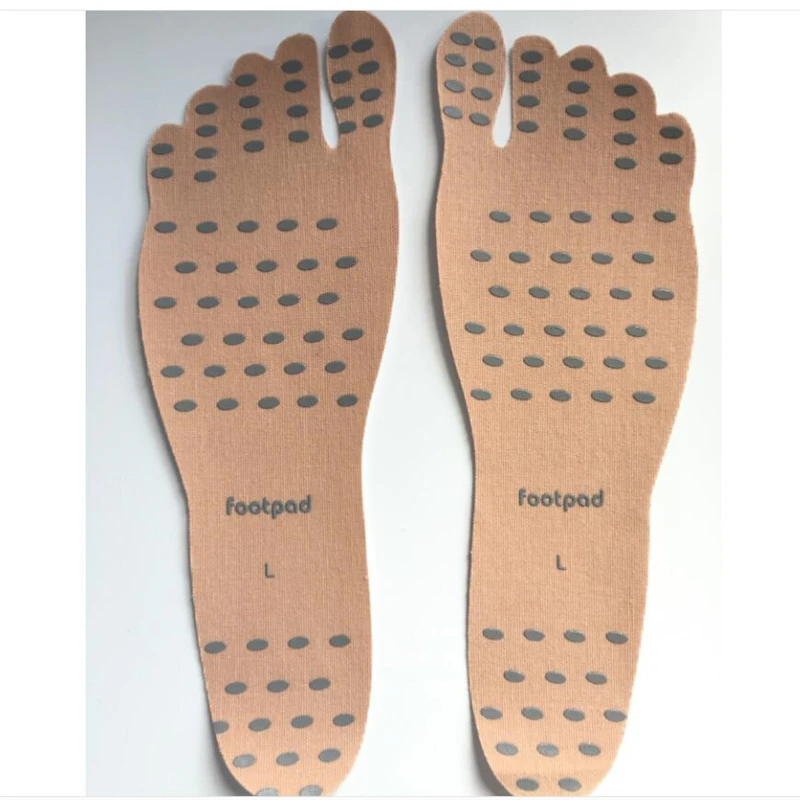 2 шт. пара наклеек для обуви клейкие подушечки носки пляжного бассейна