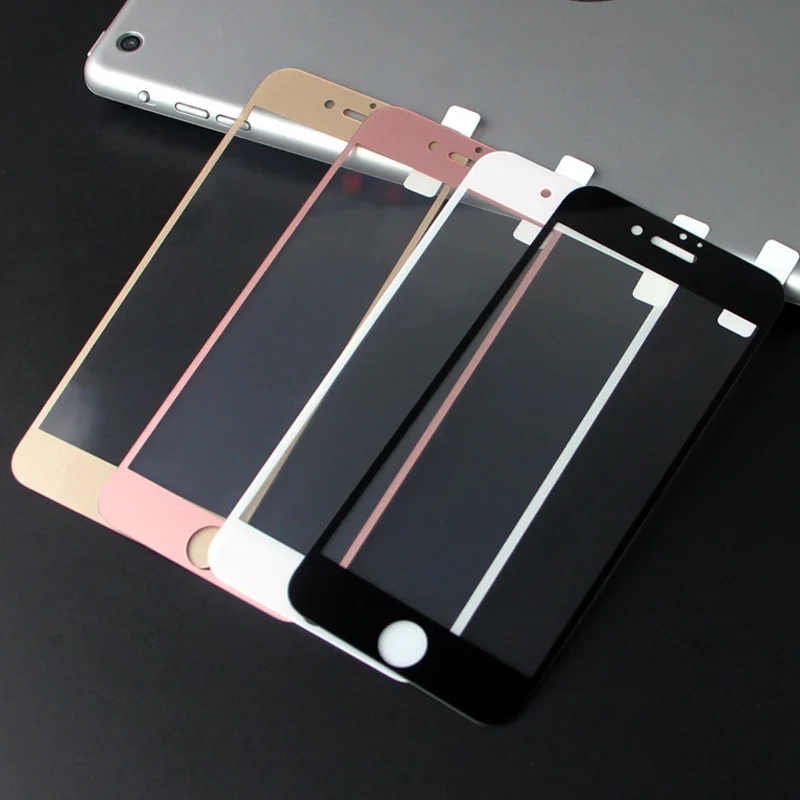 

Подходит для защиты экрана из закаленного стекла edge для iPhone x, XS, 6, 6S, 7, 8 plus, 7 plus, 8 plus, черный, белый, розовый, золотой