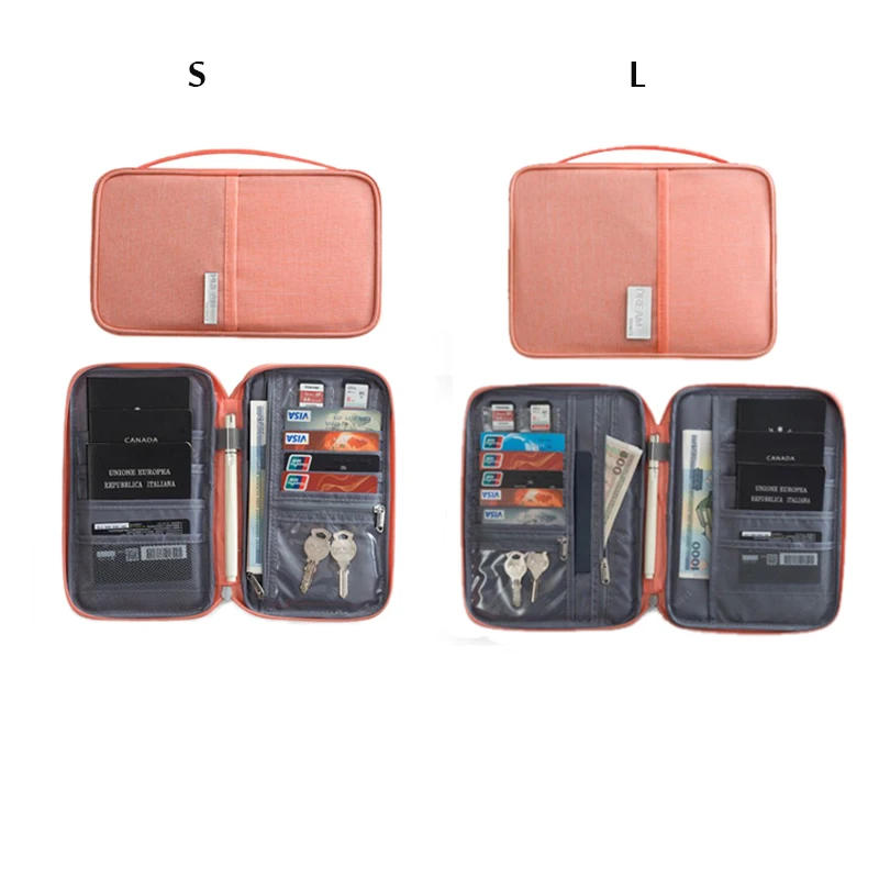 

Family Passport Holder Document Case Waterproof Travel Wallet Card Package ID Card Holder Organizer Travel accessories