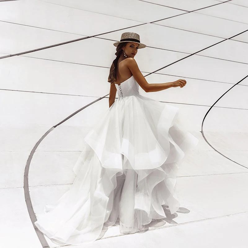 Великолепные милые свадебные платья с корсетом без рукавов свадебное платье из