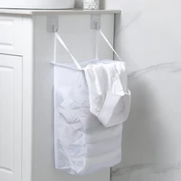 new wall hanging hamper paste dirty clothes storage basket bathroom portable travel hotel simple laundry basket dirty clothes