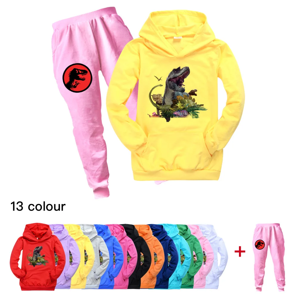 

Осенний комплект одежды для маленьких девочек, Рождественская Одежда для девочек 2021, Детская толстовка с аниме рисунком + штаны, комплект из...