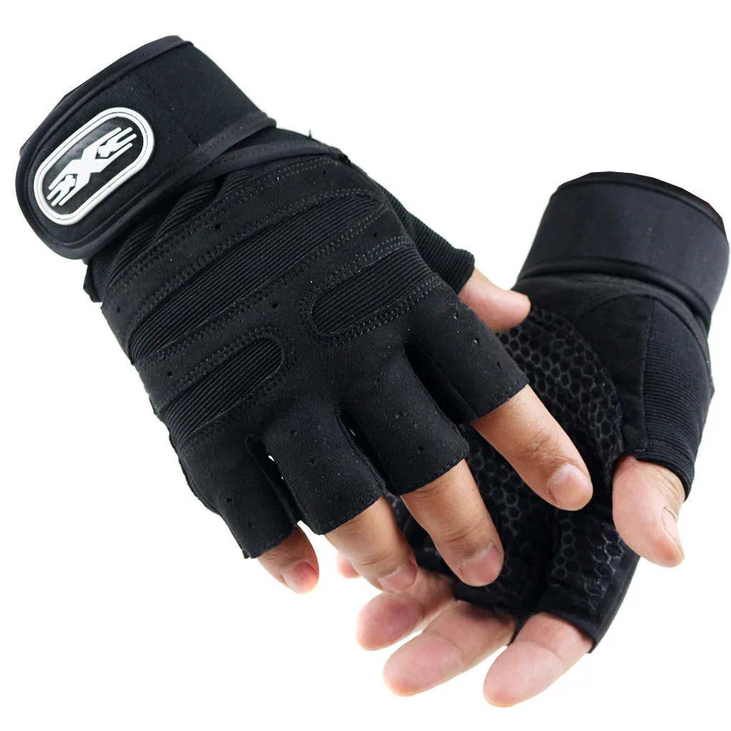 Спортивные перчатки для тренировок по бодибилдингу женщин и мужчин тяжелой