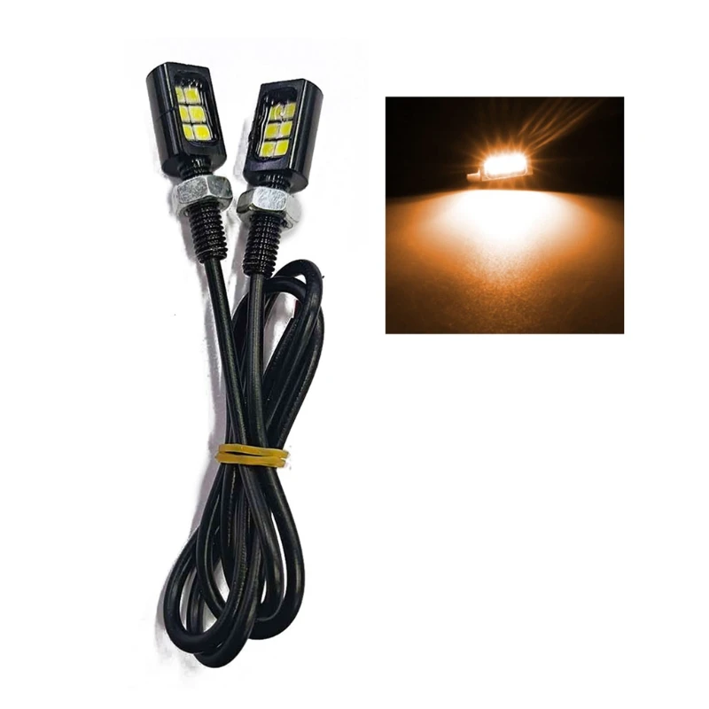 

23GC LED Screw Bolt Lamp with Black Aluminum Light Holder for Motor Bike Vehicles