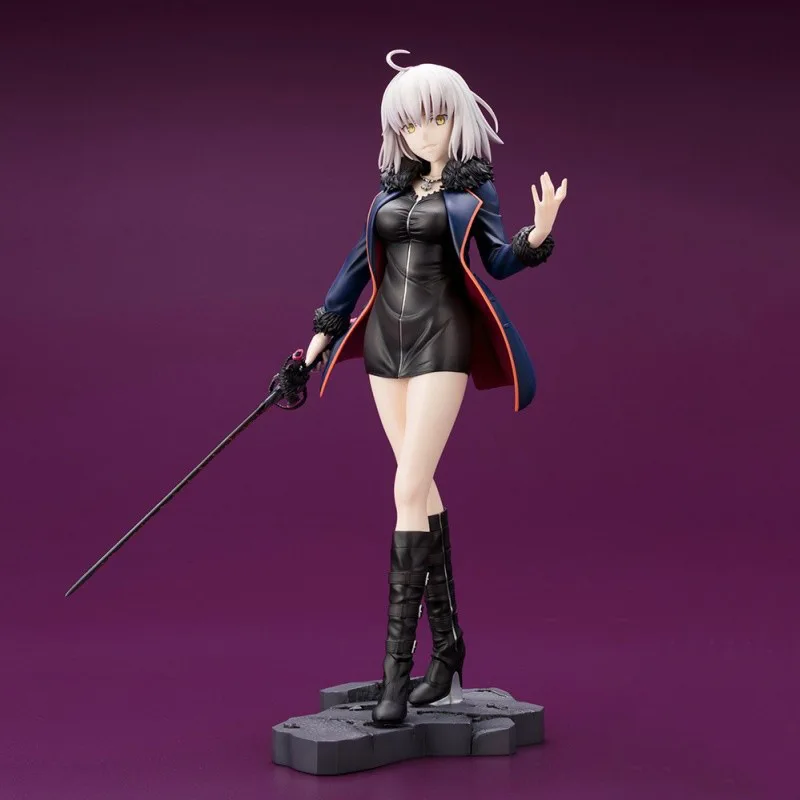 

25cm Anime Fate Grand Order Black Stand Avenger Joan of Arc Jeanne D'Arc Alter PVC Action Figure Collectible Model Toy