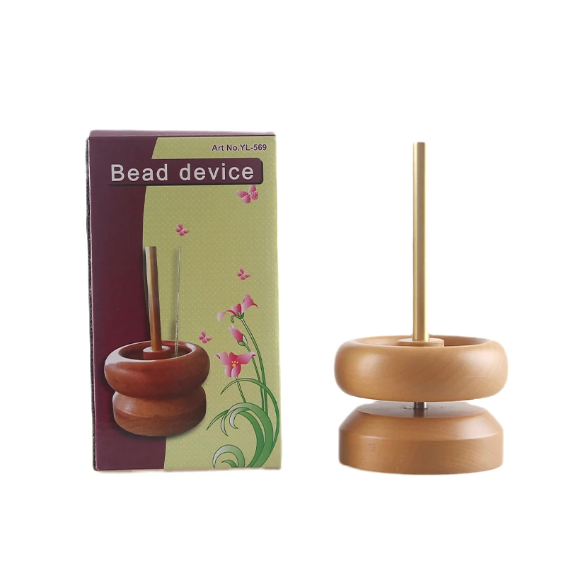

Hobbyworker Hot Selling Manual Wooden Bead Spinner for DIY Craft Bracelet Necklace Jewelry XQ070126