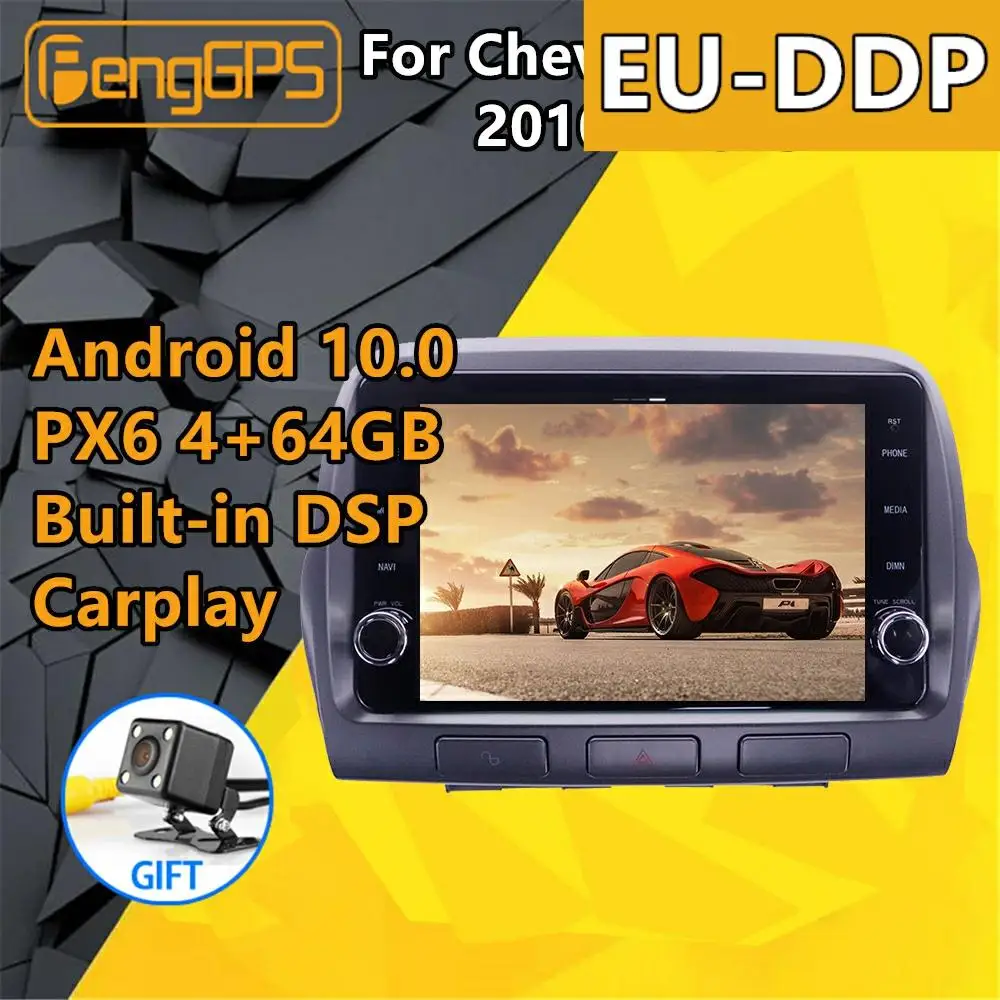 

For Chevrolet Camaro 2010 - 2015 Android Car Radio Multimedia Stereo Player GPS Nav Head unit PX6 Autoradio Cassette Recorder