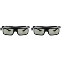 2pcs dlp link active shutter 3d glass gl1800 rechargeable eyewear for 3d projector r20 r19 r15 p12 r9 r7