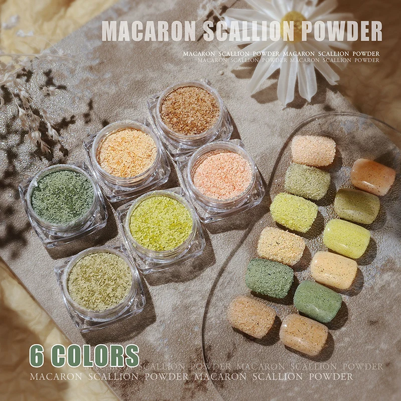 

Macaron Nail Powder Manicure Nail Art Decoration Colors Glitter Nail Powder for Nail Art DIY Decoration DL