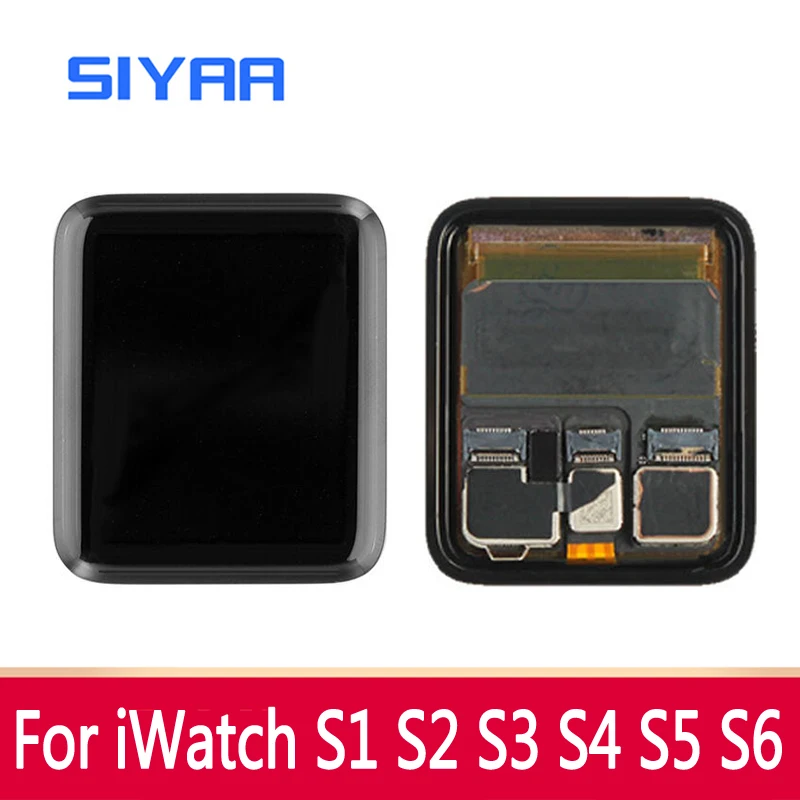 Enlarge SIYAA LCD Display For Apple Watch Series 1 2 3 4 5 Touch Screen Digitizer Assembly Replacement For iWatch S2 S3 GPS LTE 42 38mm
