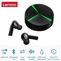 lenovo gm1 gaming headset tws hifi sound wireless bluetooth earphones ipx5 waterproof touch control sports earplugs with mic