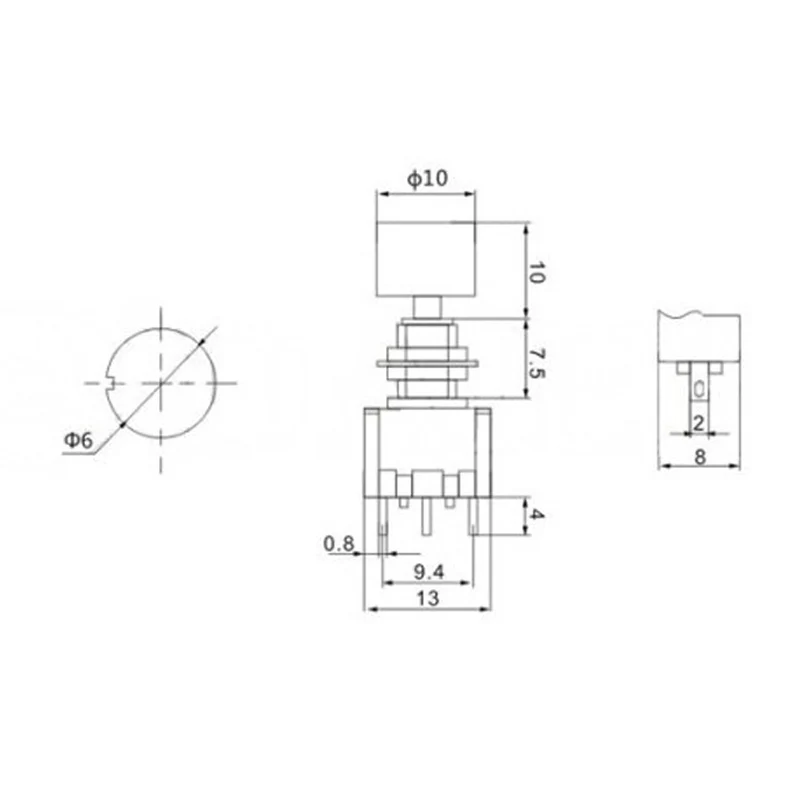 Кнопка переключения кнопка запуска переключатель Φ 202 круглая самосброса с